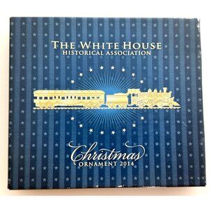 2014 The White House Historical Association - Christmas Ornament - Train Theme